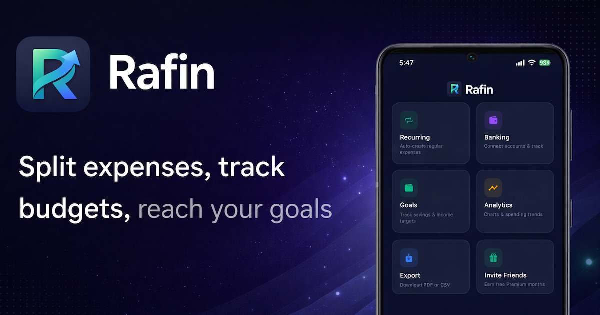 Muse Rafin Rafin - Personal Finance App | Budgets, Goals, Bank Sync & Expense ...